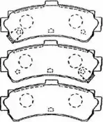 Комплект тормозных колодок, дисковый тормоз AISIN купить